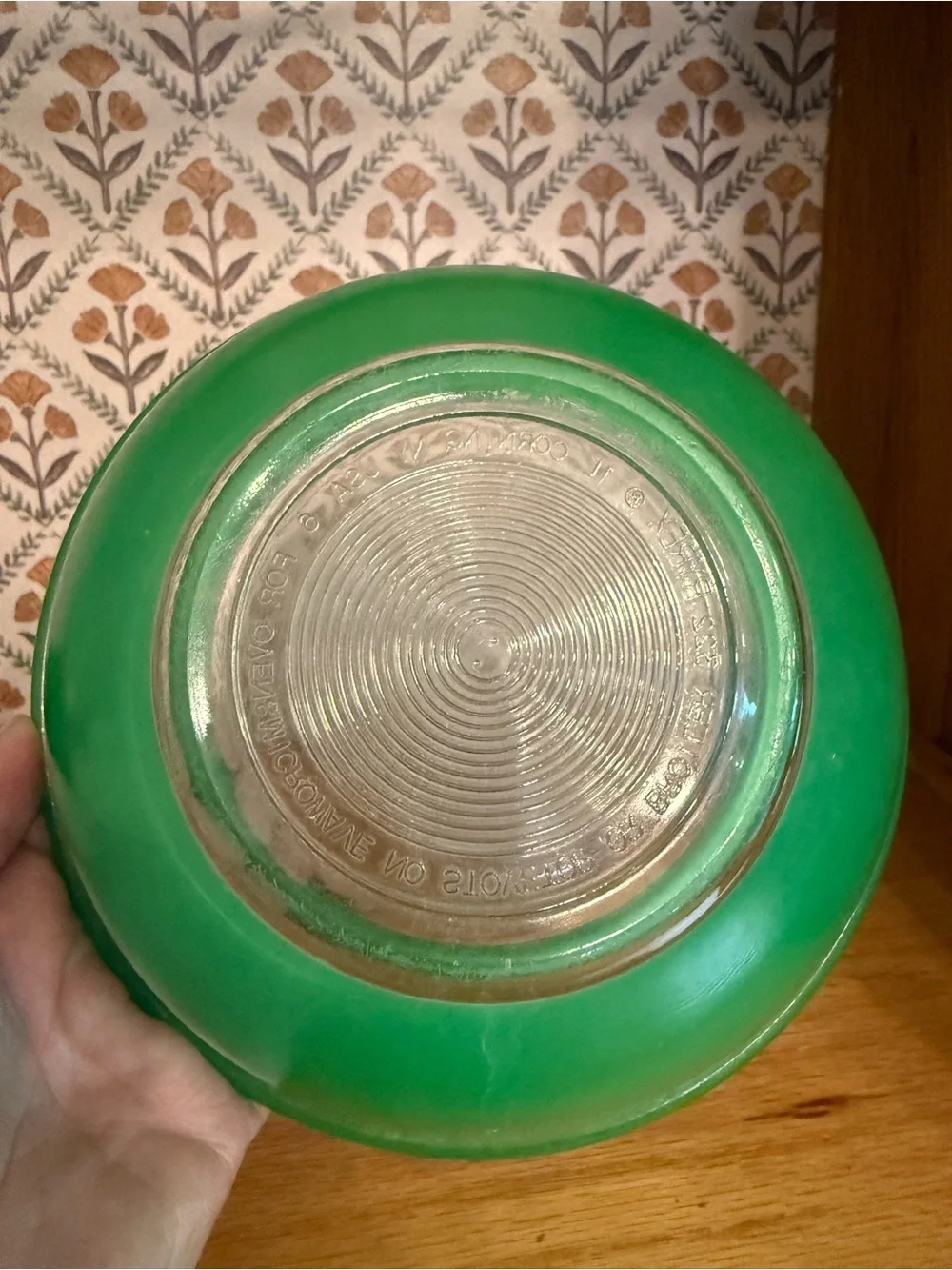 Pyrex durable green